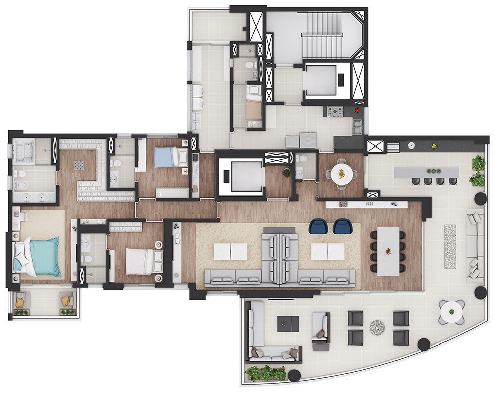 The Singular Paraíso | Apartamentos Alto Padrão | Occa3 | Imobiliária Occa3